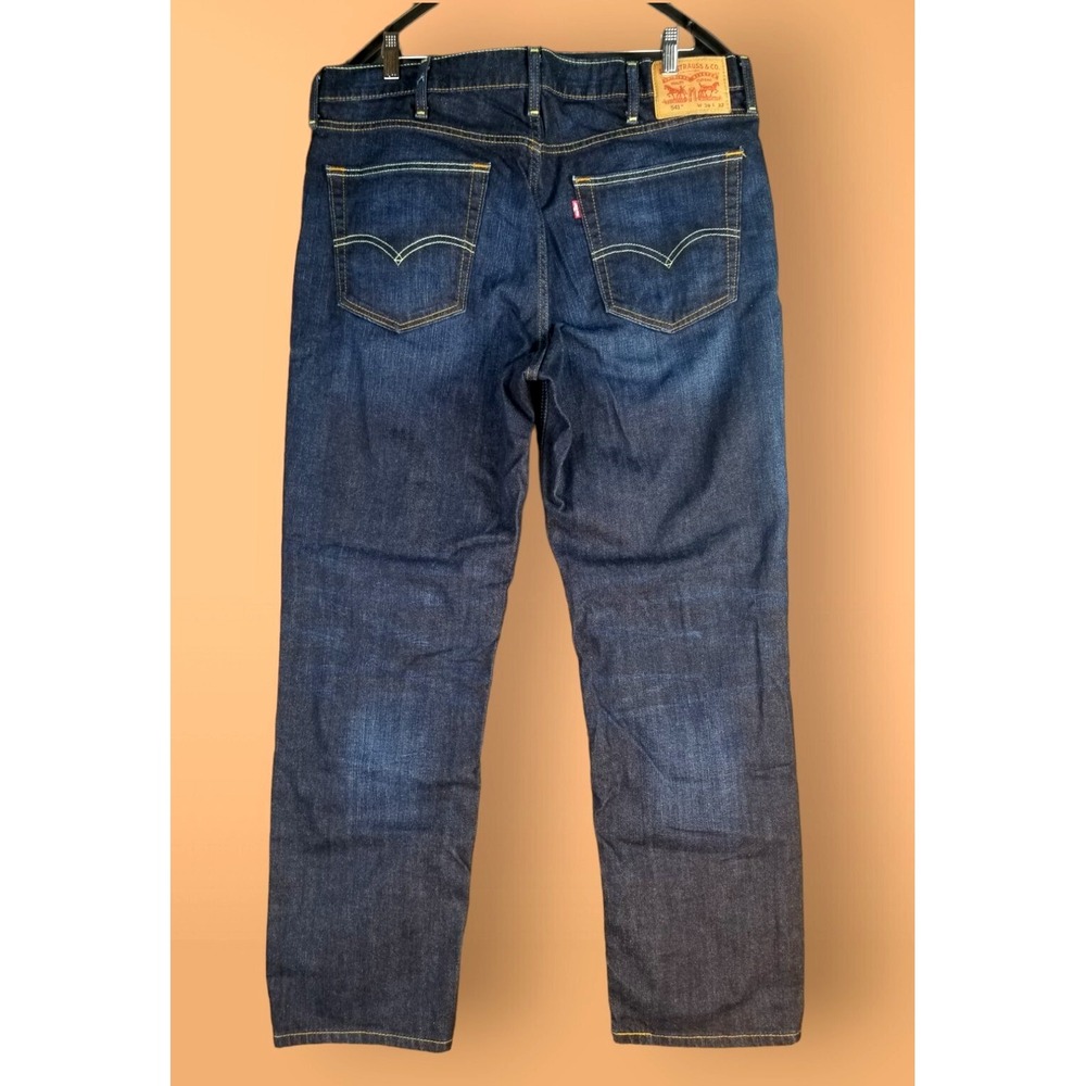 Levi's Men's 541 Loose Straight Fit Blue Jeans Size 38x31